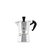 Bialetti Moka Express Espressokocher, Aluminium, metallic, 2 Tassen
