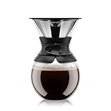 Bodum 11571-01S pour over Kaffeebereiter (Permanentfilter, Spülmaschinengeeignet, 1,0 liters) schwarz