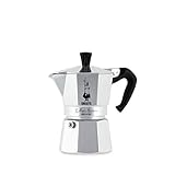 Bialetti Moka Express Espressokocher, Aluminium, Alu, 3 Tassen