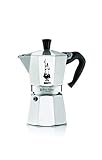 Bialetti Moka Express Espressokocher, Aluminium, metallic, 4 Tassen