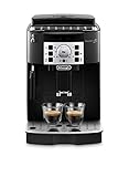 De'Longhi Magnifica S ECAM 22.110.B - Kaffeevollautomat mit Milchaufschäumdüse, Direktwahltasten & Drehregler, 2-Tassen-Funktion, großer 1,8 l Wassertank, 35,1 x 23,8 x 43 cm, schwarz-silber