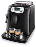 Saeco HD8751/11 Intelia Kaffeevollautomat (Keramikmahlwerk, Dampfdüse) schwarz