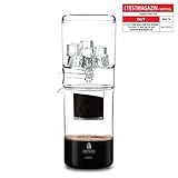 DRIPSTER Cold Brew Dripper (600ml), Kaffeemaschine, Cold Drip Coffee Maker für kaltgebrühten Kaffee und Tee