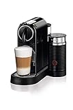 De'Longhi Nespresso Citiz EN267.BAE Kaffemaschine, Hochdruckpumpe und ideale Wärmeregelung mit Aeroccino (Milchaufschäumer), Energiesparfunktion, Schwarz