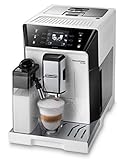 De'Longhi PrimaDonna Class ECAM 556.55.W - Kaffeevollautomat mit integriertem Milchsystem, 3,5'' TFT Touchscreen & App-Steuerung, automatische Reinigung, 36,1 x 26 x 46,9 cm, weiß