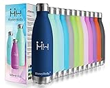 HoneyHolly Vakuum Isolierte Edelstahl Trinkflasche - 350/500/650/750 ml, Ideale Thermosflasche für Kinder, Kleinkinder, Schule, Kindergarten, Sport, Outdoor, Fahrrad, Fitness, Camping