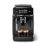 PHILIPS Kaffeevollautomat Panarello 2200 Serie, Schwarz, 2 Spezialitäten