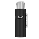 THERMOS STAINLESS KING Thermosflasche 1,20 l, 24 h heiß, charcoal black mat