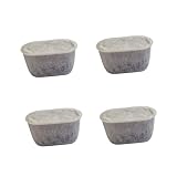 TOPANBIETER 999 hochwertiges Aktivkohlefilter Set, kompatibel mit den Modellen von Beem, AEG und Domo Kaffeemaschinen, die einen entsprechenden Wasserfilter benötigen (4 er Set)