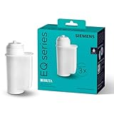 Siemens Original BRITA INTENZA Wasserfilter mit Aromaring, TZ70033A, 3er Pack, verbessert den Kaffeegeschmack, schützt die Espressomaschine, speziell entwickelt für Kaffeevollautomaten