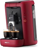 PHILIPS Senseo Maestro Kaffeepadmaschine, rot, 3 Spezialitäten