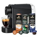 Tchibo Cafissimo Kapselmaschine, Pure plus, Schwarz + 30 Kapseln